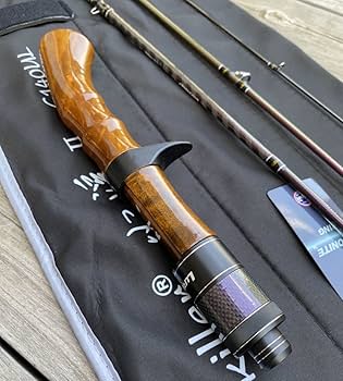 Amazon | ベイト用 ウッドグリップ ロッド B407UL トラウトロッド 渓流