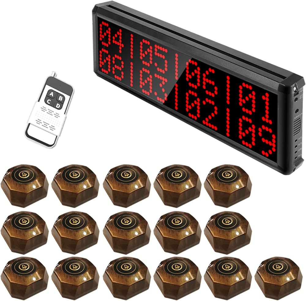 Amazon.co.jp: FLYDOG 呼び出しベル 飲食店 ワイヤレス 呼び出し