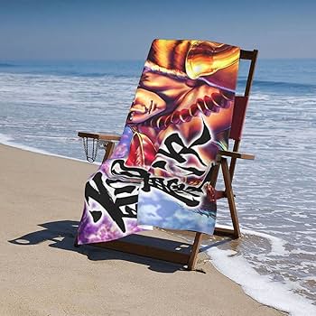 Amazon｜花の慶次 パチンコ愛好者 バスタオル ビーチタオル バスタオル