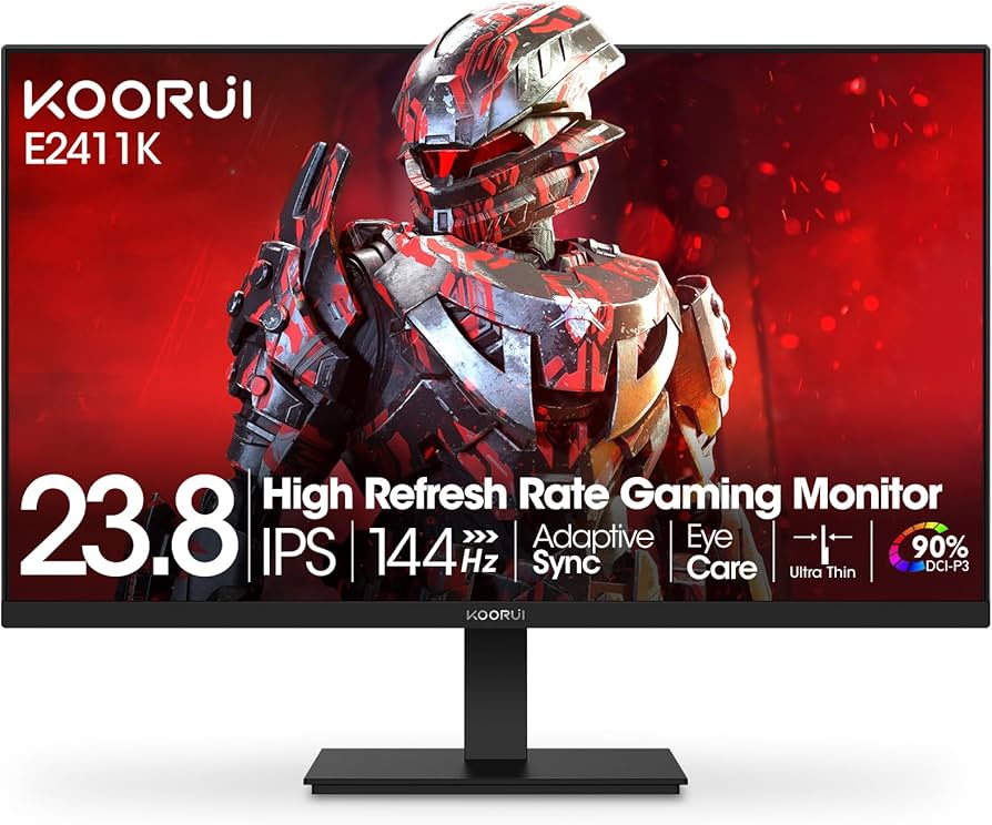 Amazon.com: KOORUI 24 Inch Gaming Monitor 144Hz Full HD 1920 x