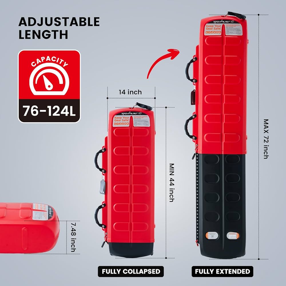 新品 SALOMON SQUAD スキーケース レッド/ブラック SALOMON SQUAD