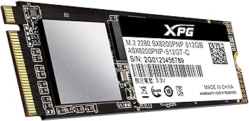 Amazon.com: XPG SX8200 Pro 512GB 3D NAND NVMe Gen3x4 PCIe M.2 2280