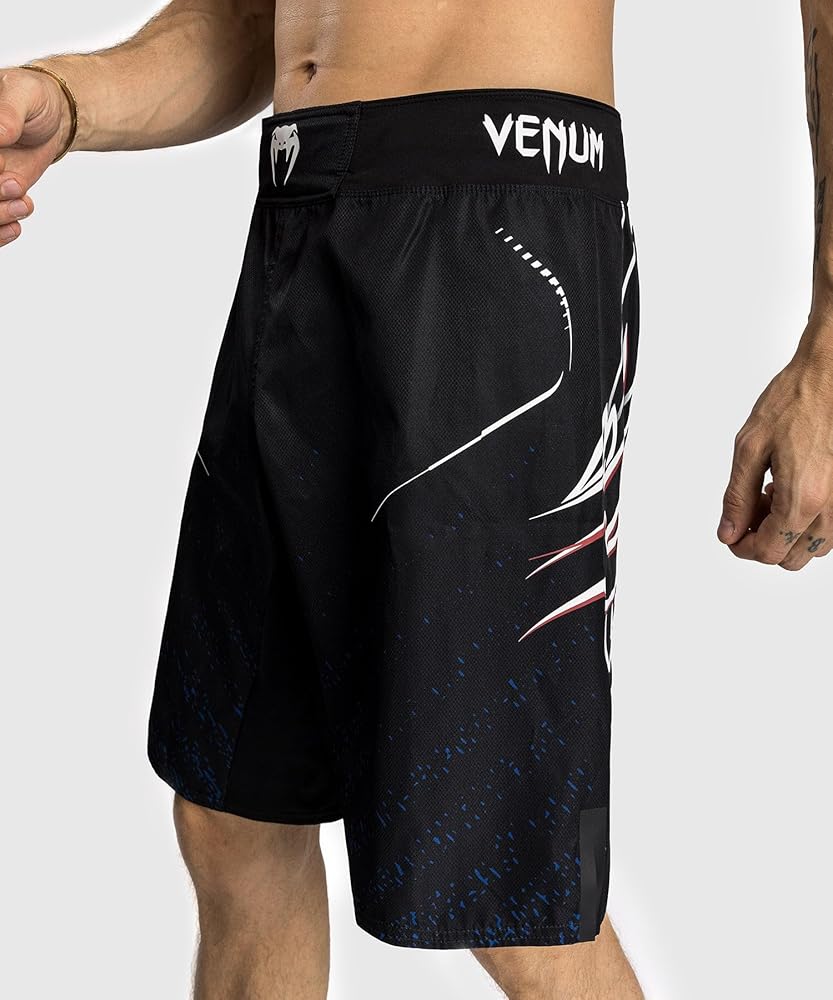 Venum x Tekken 8 - Jin Kazama Fight Shorts - Blue/Black/White - S