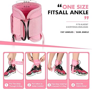 Amazon.co.jp: HPYGN 調節可能なパッド入りアンクルストラップ、キック