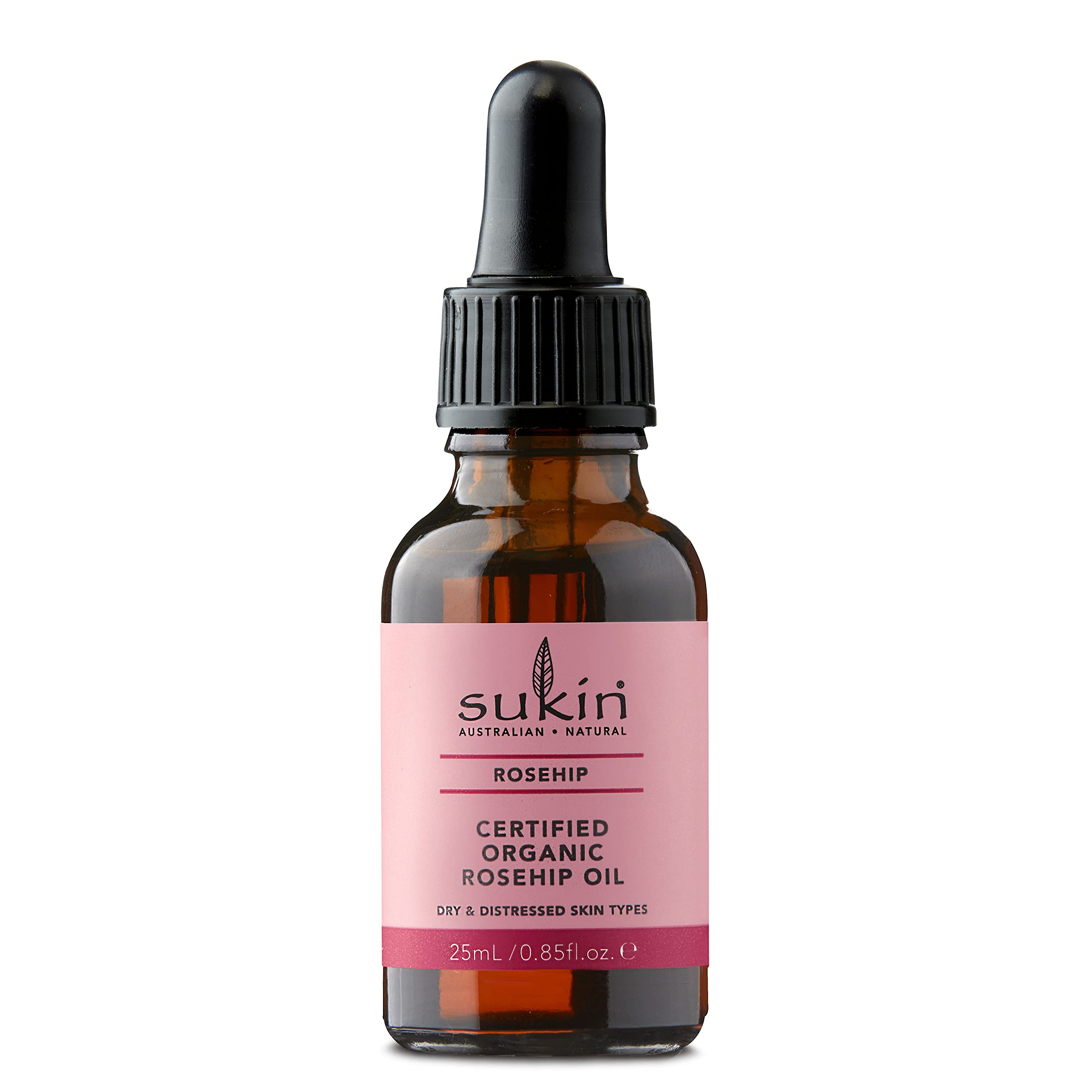 Amazon.com: Sukin Certified Organic Rosehip Oil, 0.85 fl oz