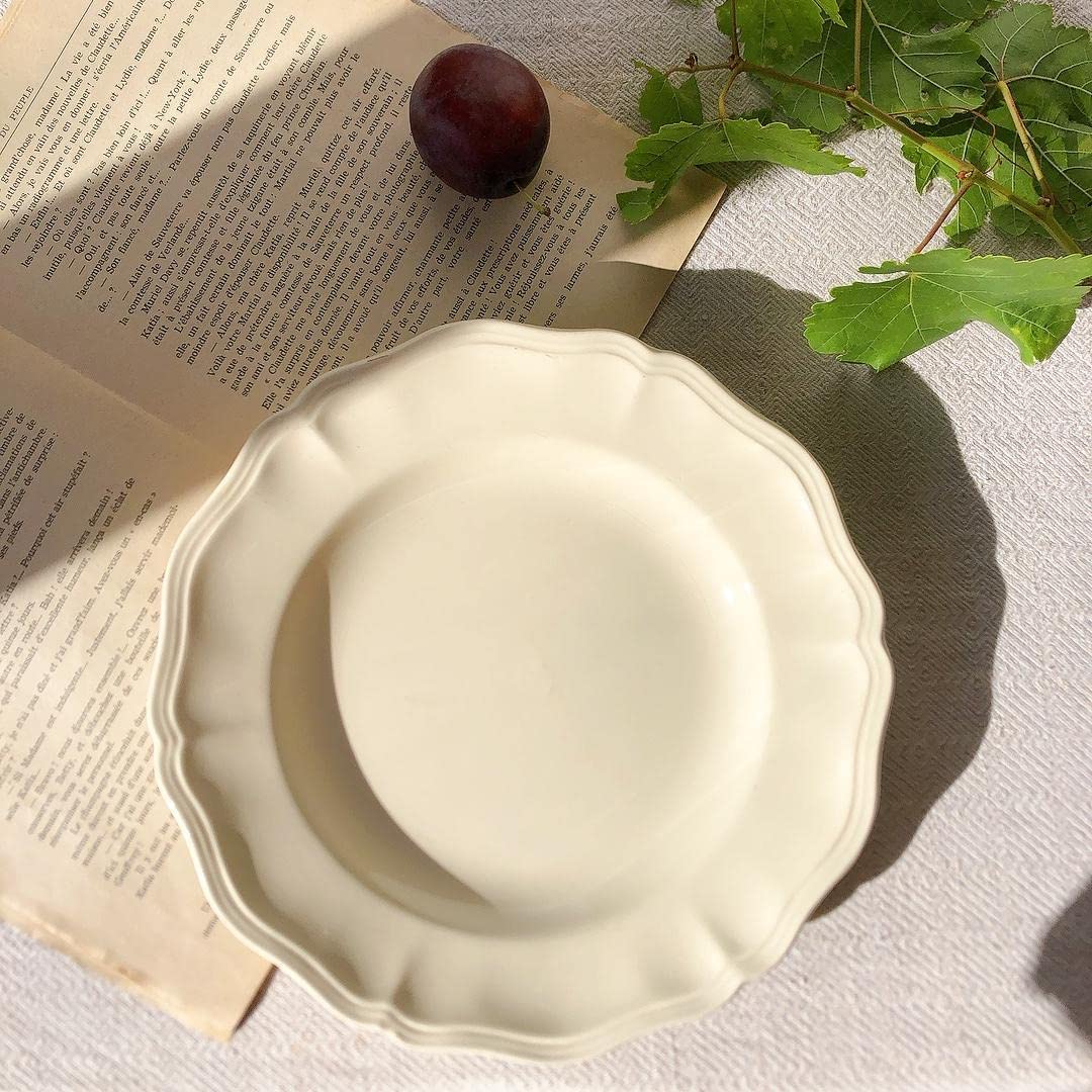 Amazon.co.jp: ディゴワンサルグミンヌ 花リム ディナープレート 25