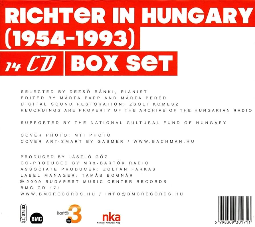 Amazon.co.jp: Richter in Hungary..: Music