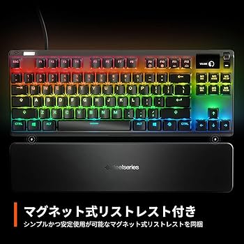 Amazon | 【整備済み品】 SteelSeries ゲーミングキーボード テンキー