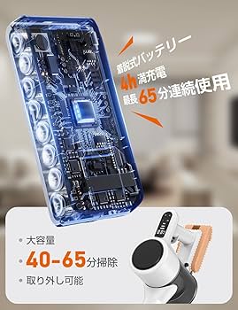 Amazon | 掃除機 コードレス【2026衝撃的デビュー！真100Kpa超強力吸引