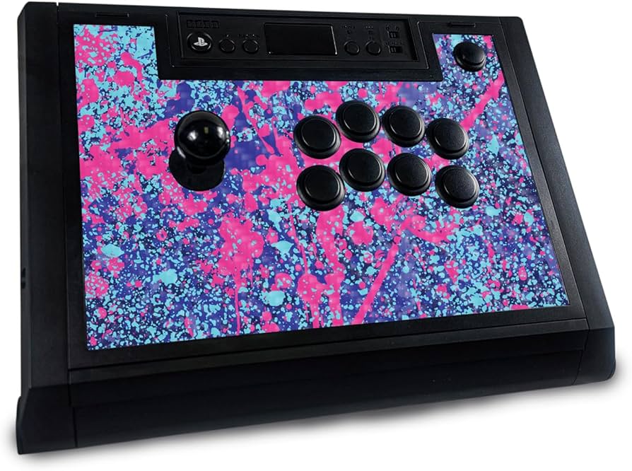 Amazon.com: Carbon Fiber Gaming Skin Compatible with Hori Fighting