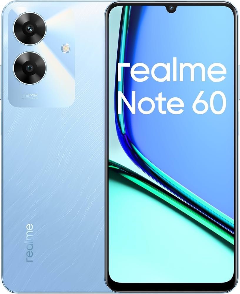 realme Note 60 Android Smartphone, 4G Dual SIM Mobile Phone, 90Hz