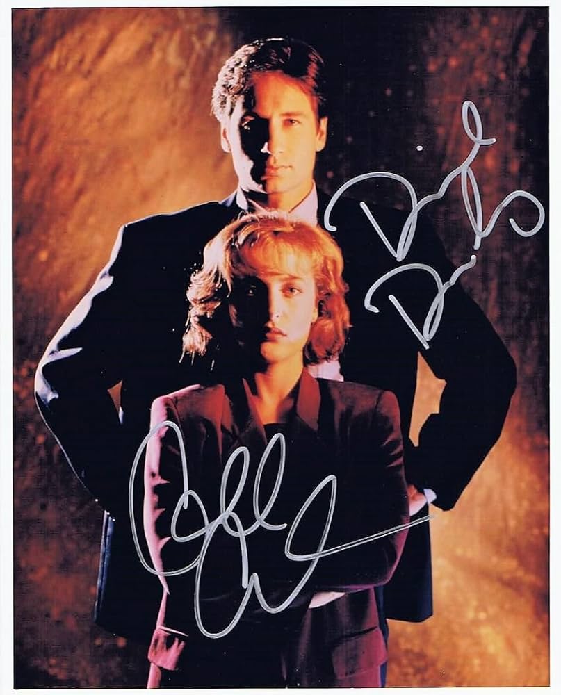 Amazon.co.jp: ◇直筆サイン ◇X-ファイル ◇THE X-FILES ◇ジリアン