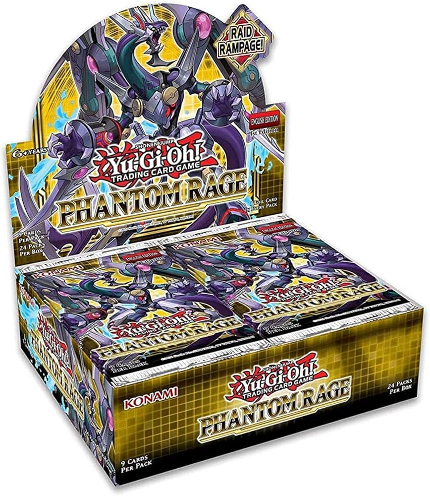 Amazon.com: Yu-Gi-Oh! Phantom Rage Booster Box : Toys & Games