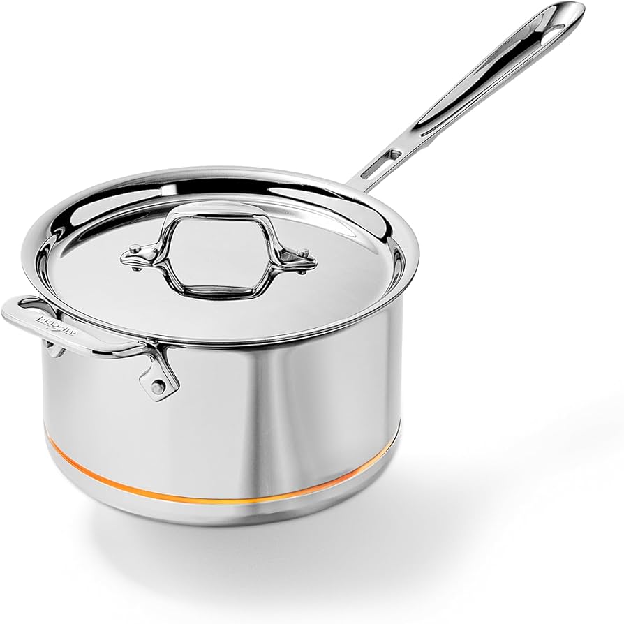 Amazon.com: All-Clad Copper Core 5-Ply Stainless Steel Sauce Pan 4