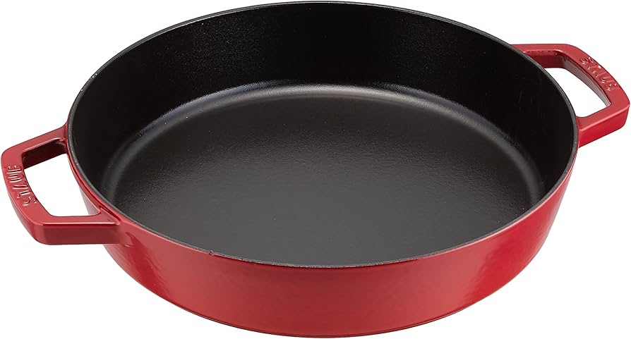 Amazon｜【アウトレット】staub ストウブ 「 両手フライパン チェリー