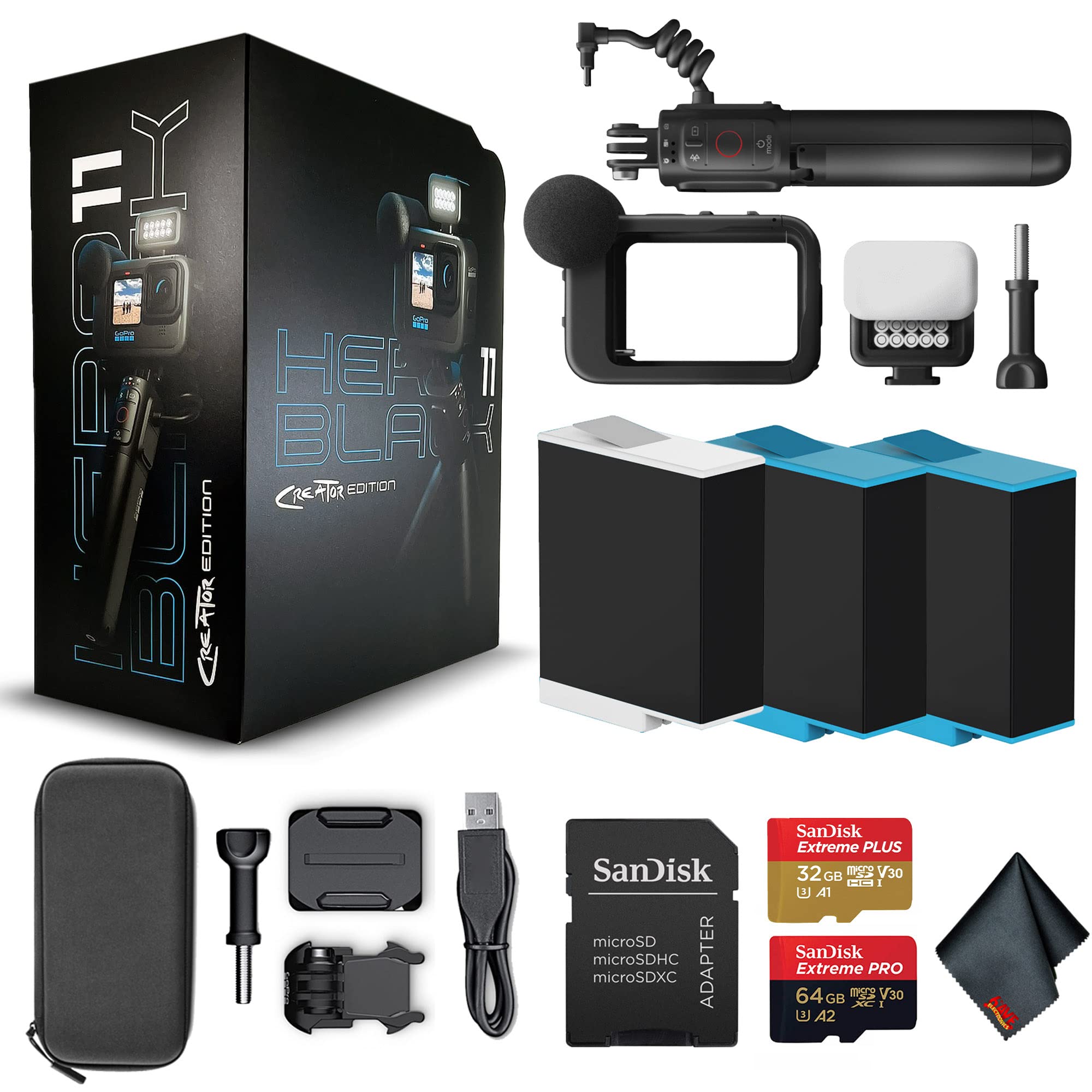 Amazon.com : GoPro HERO11 Black Creator Edition - Action Camera +