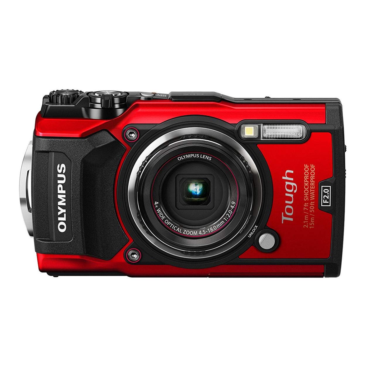 Amazon.com : OM SYSTEM Olympus TG-6 Red Underwater Camera