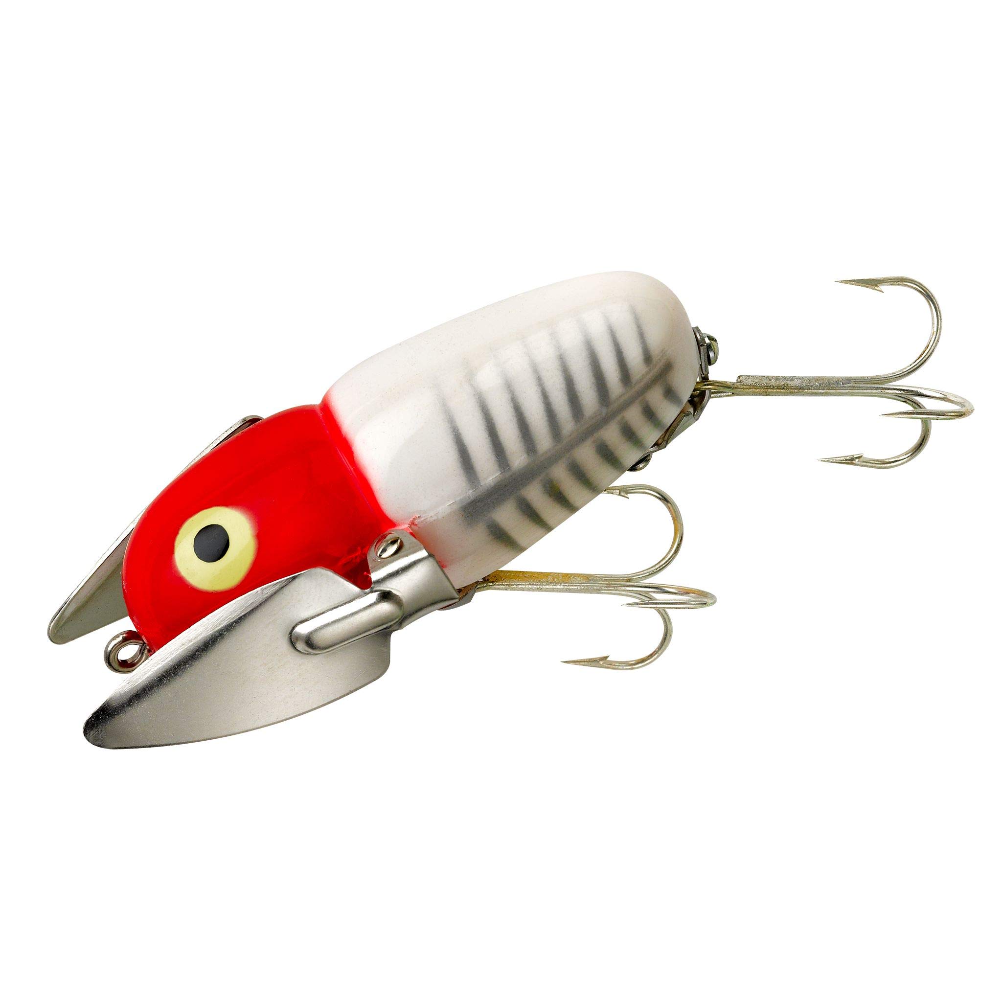 Heddon Lures X9120XRW Crazy Crawler Fishing Lures, Red Shore