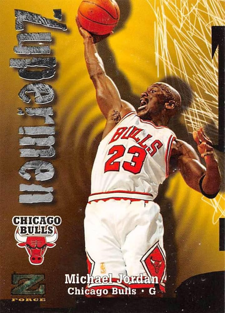 Amazon.com: 1997-98 Z-Force Basketball #190 Michael Jordan Chicago
