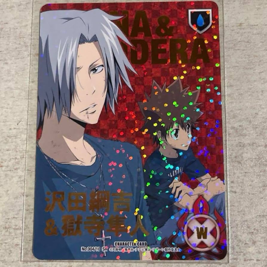 家庭教師ヒットマンREBORN! CCG 獄寺隼人 サイン入り2枚セット 家庭