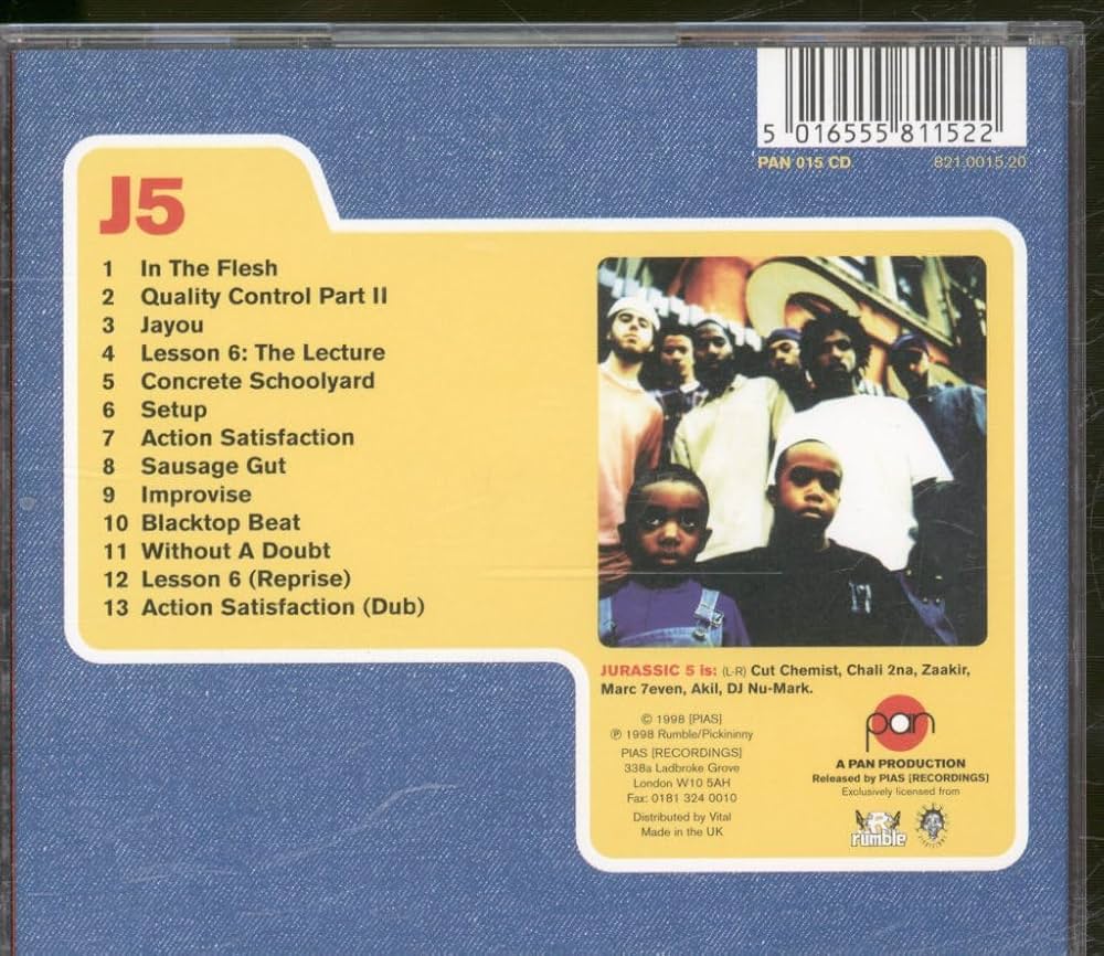 Jurassic 5 - Jurassic 5 - Amazon.com Music