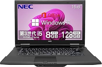 Amazon.co.jp: 【整備済み品】 NEC ノートPC/MS Office 2019/Windows11