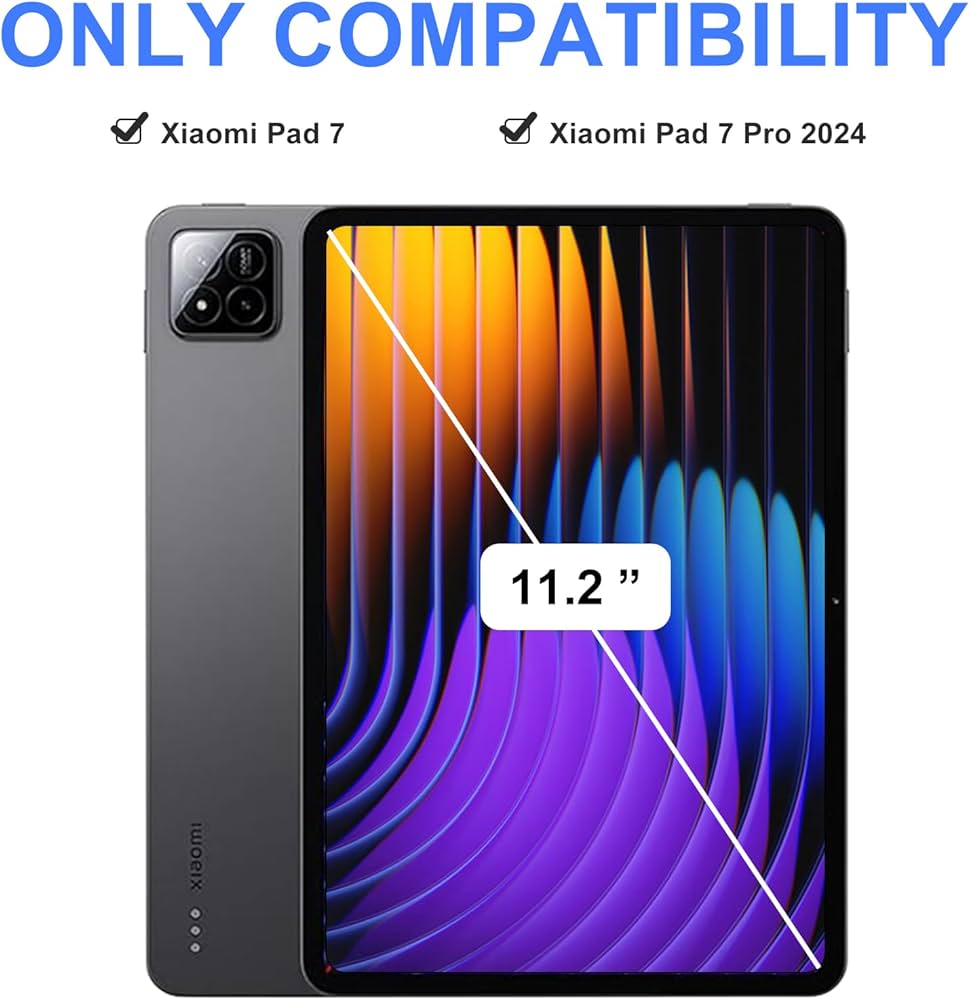 IVEOPPE Keyboard Case for Xiaomi Pad 7/ Pad 7 Pro 11.2 Inch, 7