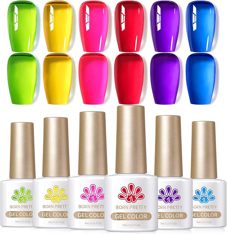 Amazon.co.jp: BORN PRETTY ジェルネイル カラージェル 透き通る透明感