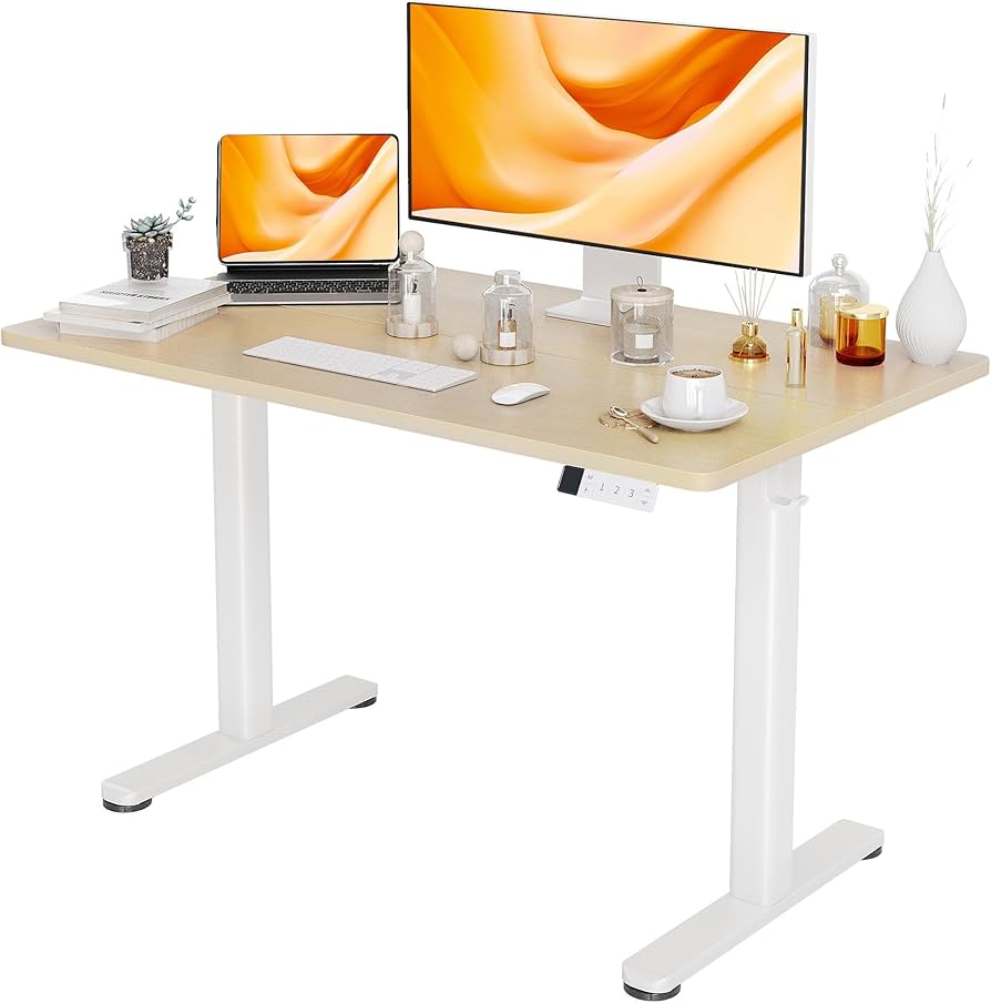 Amazon | Claiks 昇降デスク 電動 スタンディングデスク 昇降式