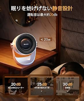 Amazon | DesertWest セラミックヒーター 小型 2025節電型 暖房器具 2