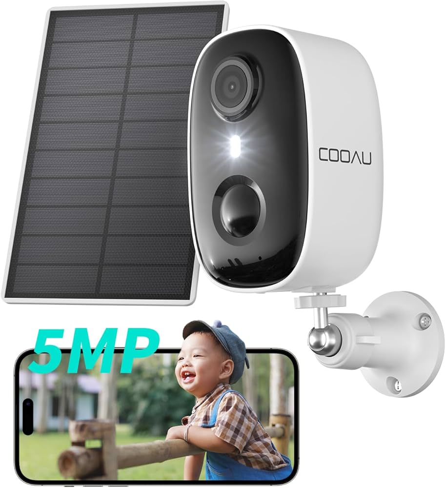 Amazon.co.jp: 【最新500万超高画素・完全ワイヤレス】 COOAU 防犯