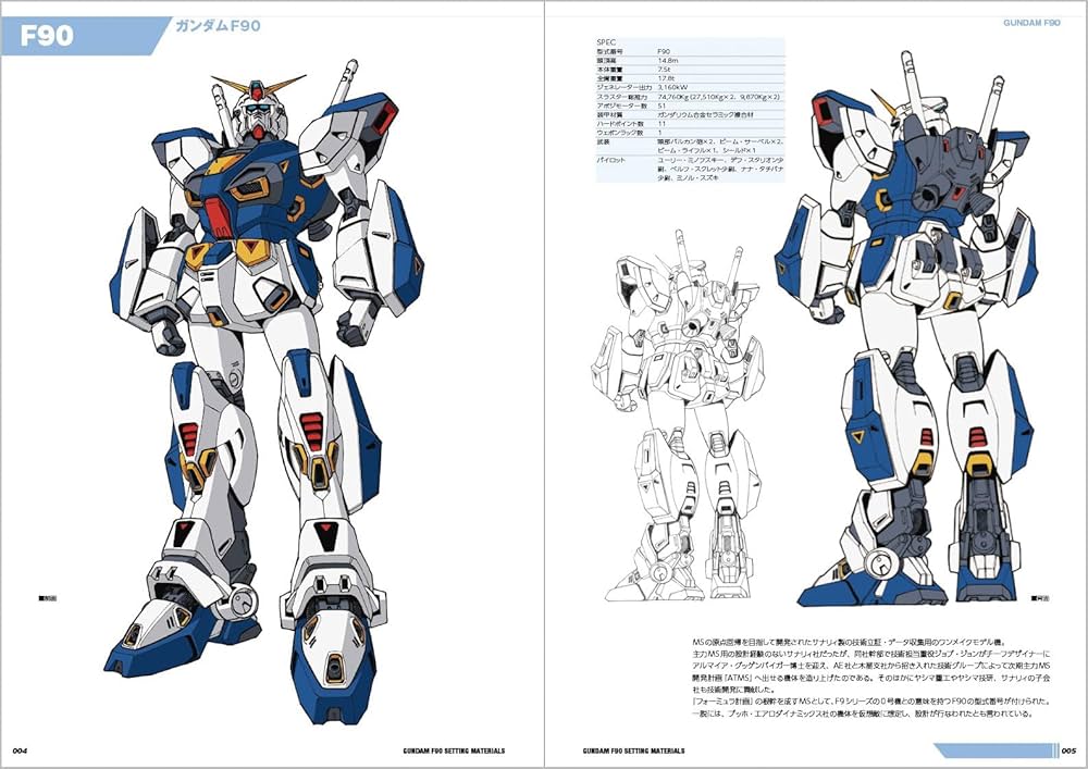 Amazon.co.jp: 機動戦士ガンダム F90 設定資料集 : GA Graphic