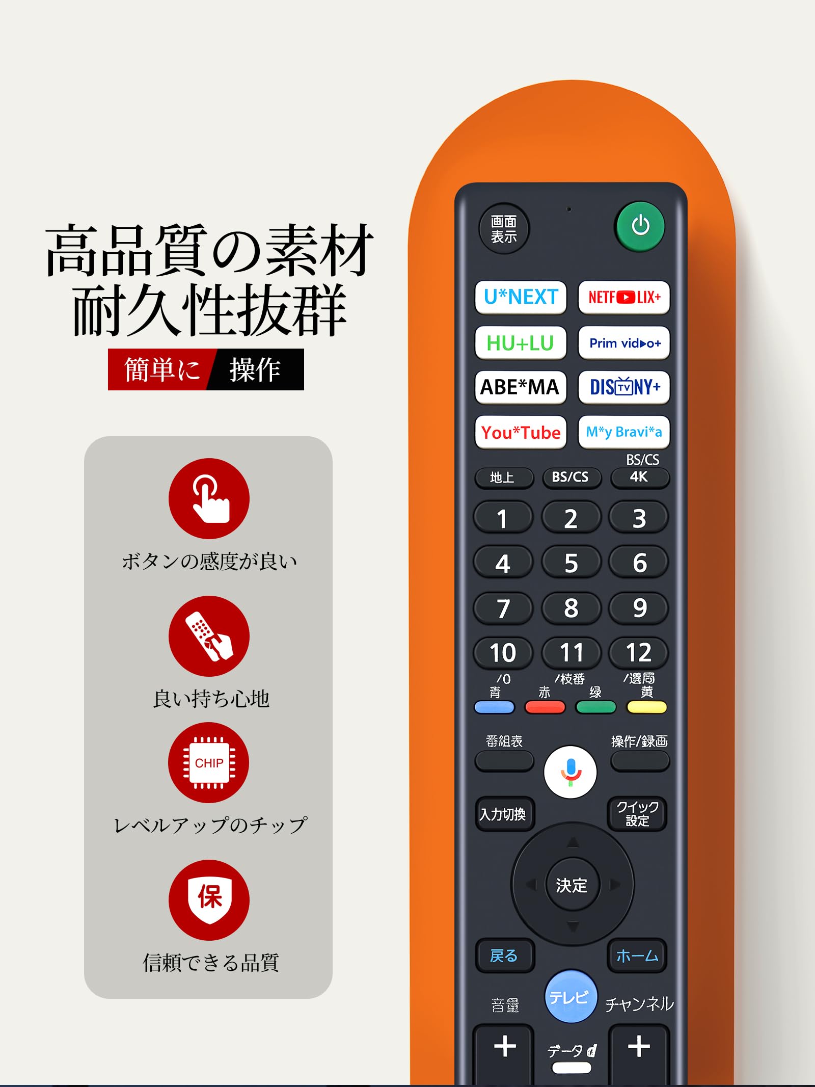 Amazon | テレビリモコン RMF-TX451J for ソニー ブラビア用リモコン