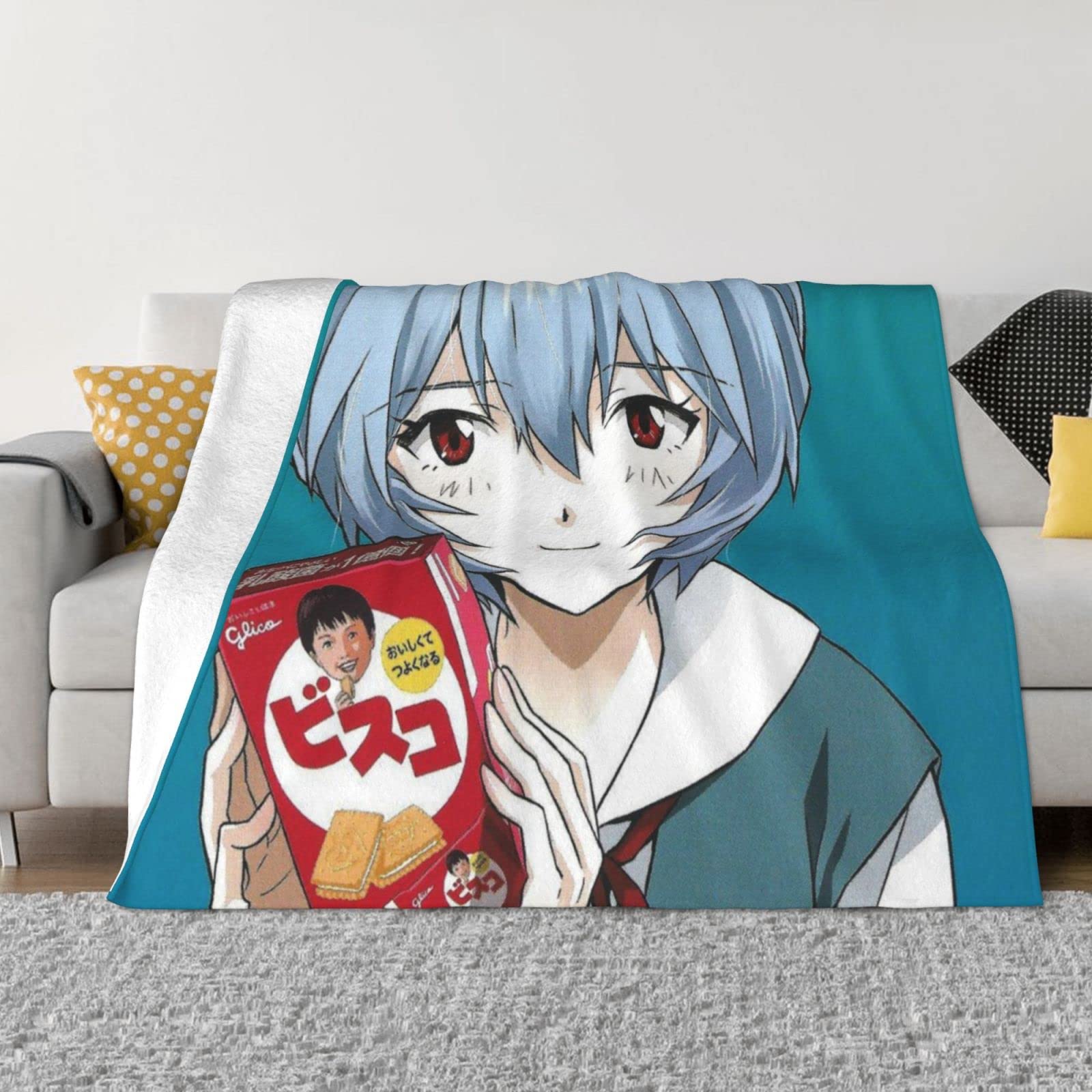 Amazon｜新世紀エヴァンゲリオン Eva Nerv 綾波レイ 毛布 ブランケット