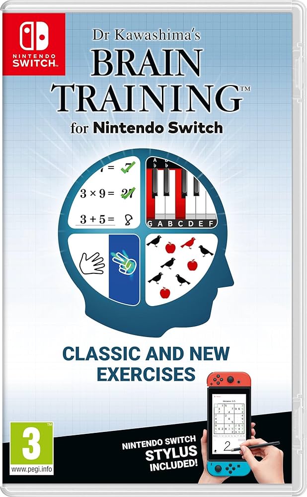Amazon.com: Dr. Kawashima's Brain Training (Switch) (Nintendo