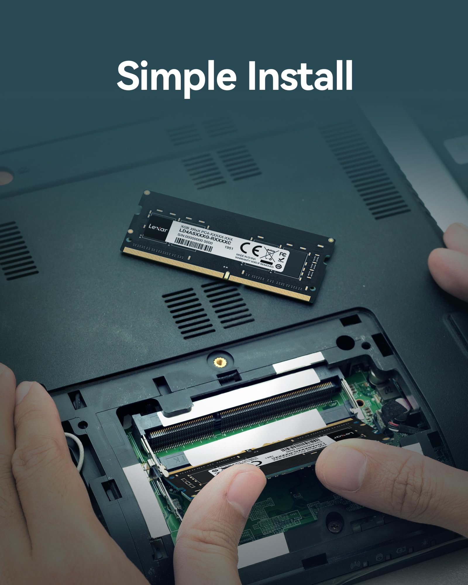 Amazon.co.jp: Lexar SODIMM RAM DDR4 16GB Kit (2 x 8GB), 3200 MHz