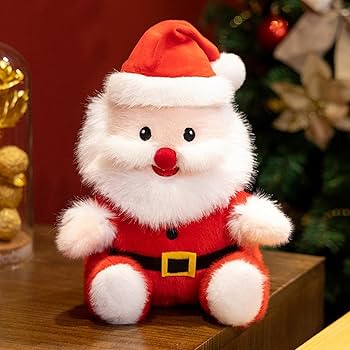 Amazon.co.jp: サンタぬいぐるみ、クリスマスぬいぐるみサンタクロース