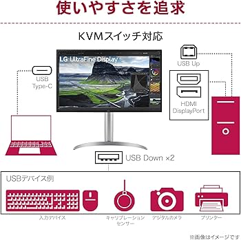 Amazon.co.jp: LG モニター ディスプレイ 27UQ850V-W 27インチ/IPS