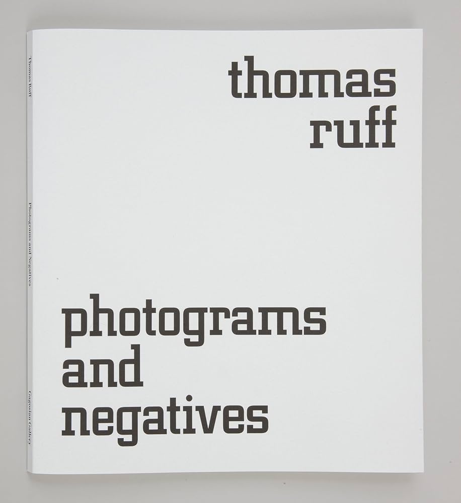 Amazon.com: Thomas Ruff: Photograms and Negatives: 9780847845682