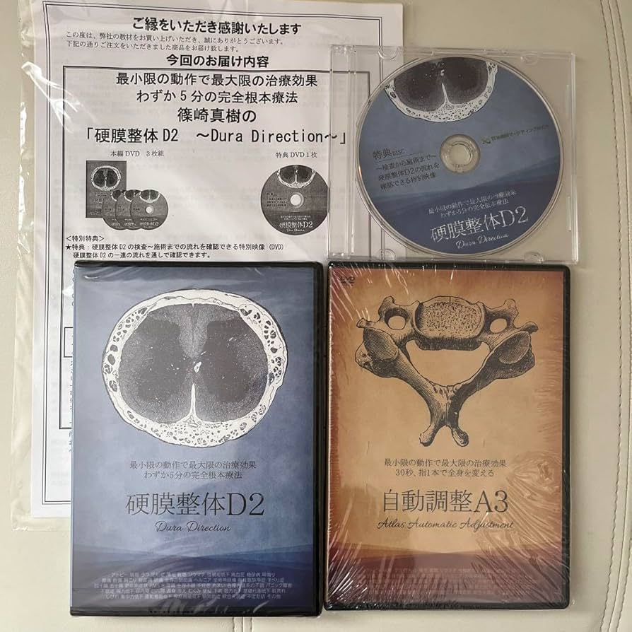 Amazon.co.jp: 硬膜整体d2自動調整a3フルセットdvd篠崎真樹 : パソコン