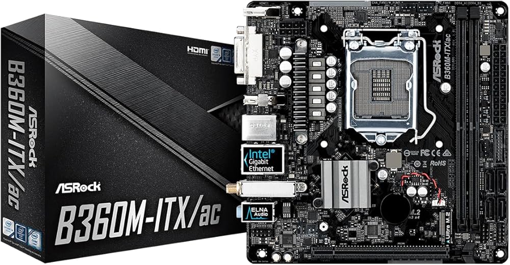 Amazon | ASRock Intel B360チップセット搭載 Mini-ITXマザーボード