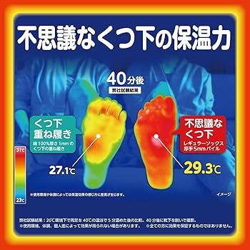 Amazon.co.jp: 不思議なくつ下 足の冷えない レギュラーソックス 厚手