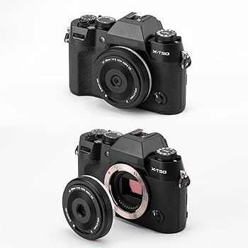 Amazon.com : VILTROX 28mm F4.5 XF Pancake APS-C for Fuji XF, Auto