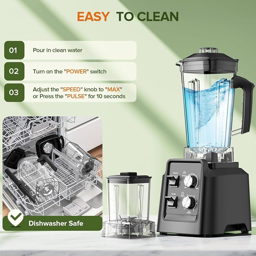 Amazon.com: Blender, 68Oz. Countertop Blenders with 20Oz. Grinder
