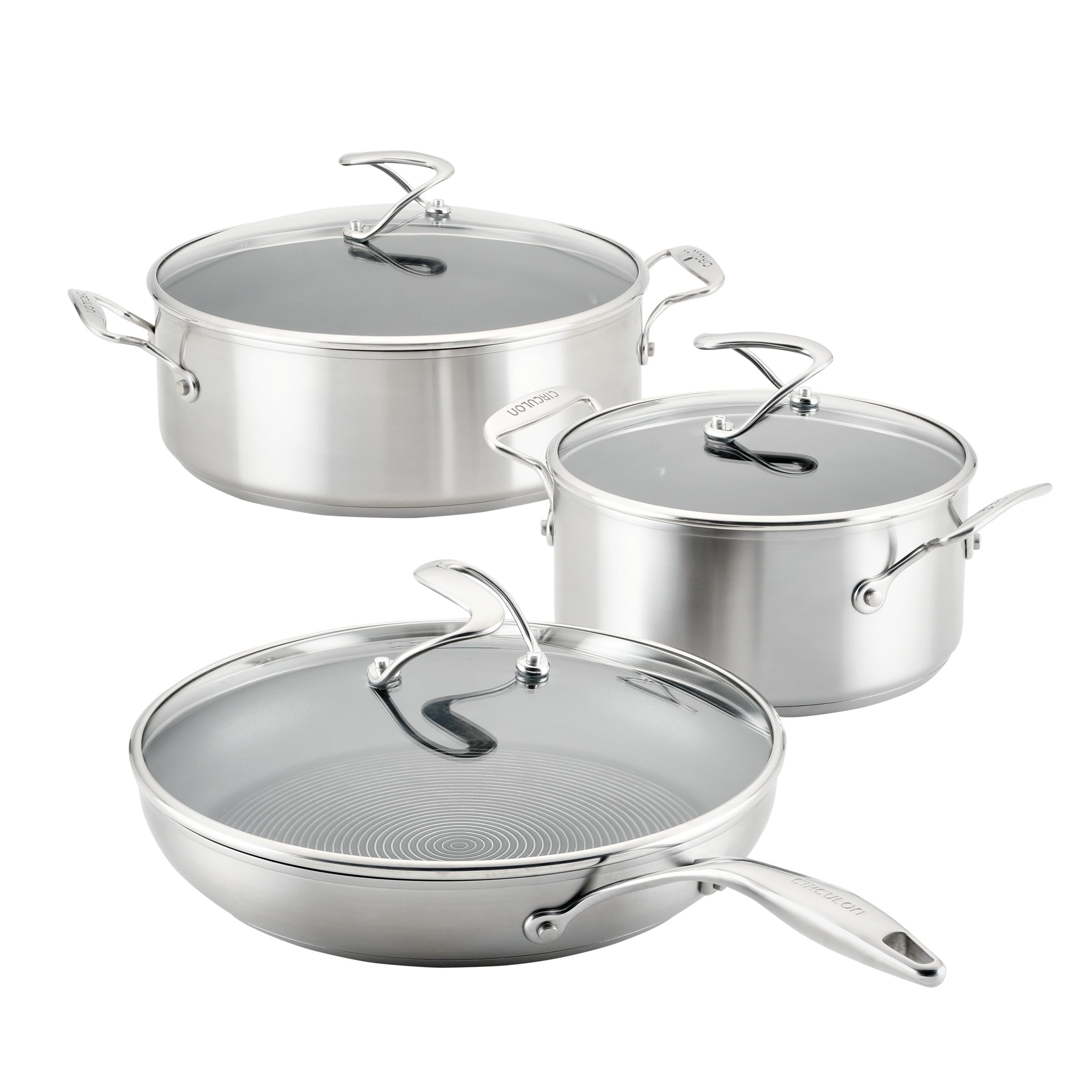 Amazon.com: Circulon Stainless Steel Induction Cookware Set with