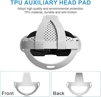 Amazon | sikiwind ヘッドストラップパッド Meta Quest 3 用 TPU