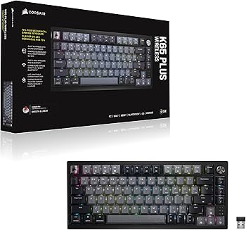 Amazon.co.jp: CORSAIR K65 PLUS ワイヤレスゲーミングキーボード 75