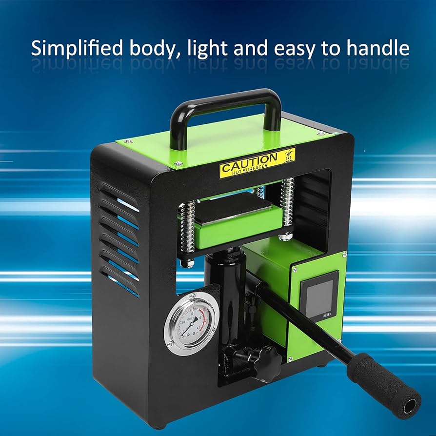 Amazon.co.jp: 10トンロジン熱プレス機、LCDデジタルコントロール