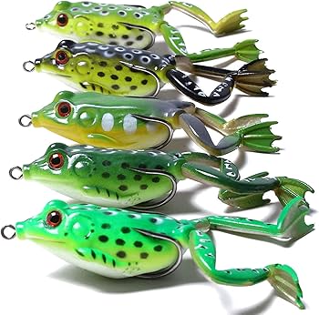 Amazon.co.jp: Topwater Frogルアー ソフトフロッグスイムベイト