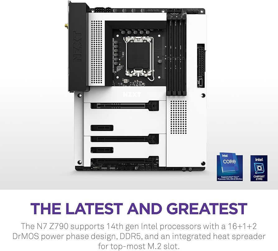 Amazon.com: NZXT N7 Z790 ATX Gaming Motherboard - Intel Z790, WiFi